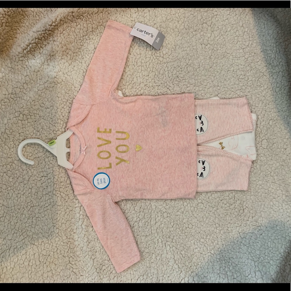 NWT Carter’s 3-piece Kitty Set